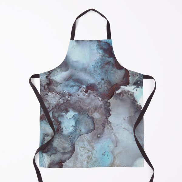 Item preview, Blue Galaxy - Abstract alcohol ink painting designed and sold by Wolshebnaja.