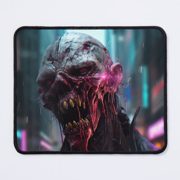 Item preview, Zombie undead terror haunting the living - Cyberpunk Gothic Artwork designed and sold by SevoArt.
