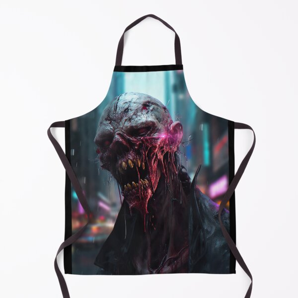 Item preview, Zombie undead terror haunting the living - Cyberpunk Gothic Artwork designed and sold by SevoArt.