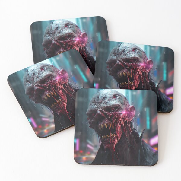 Item preview, Zombie undead terror haunting the living  - Cyberpunk Gothic Artwork designed and sold by SevoArt.