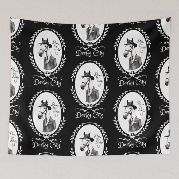Item preview, Colección Derby City: coloque sus apuestas 4 (negro) designed and sold by TheArtfulAllie.