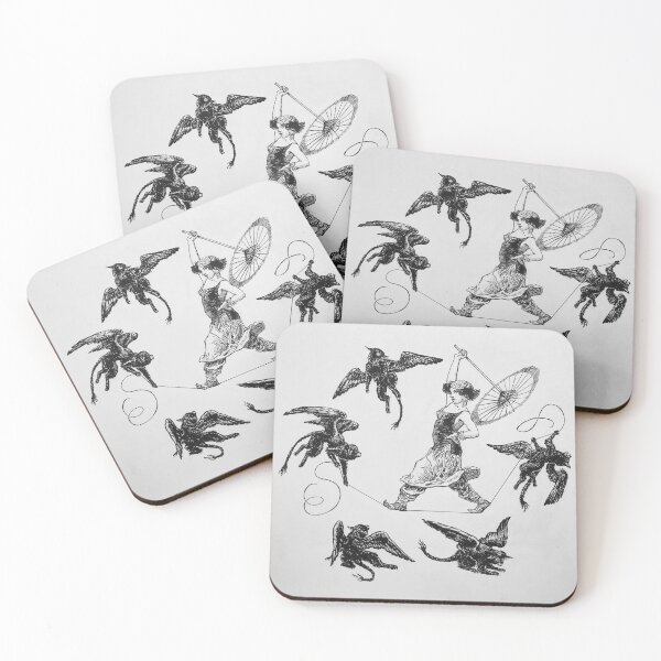 Item preview, Flying Monkeys and Tightrope Walker designed and sold by burneyarts.