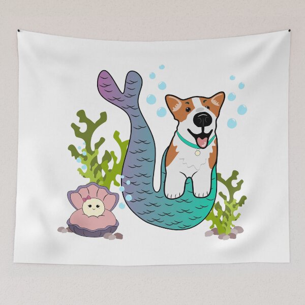Item preview, Corgi Mermaid designed and sold by Lrtheurer.