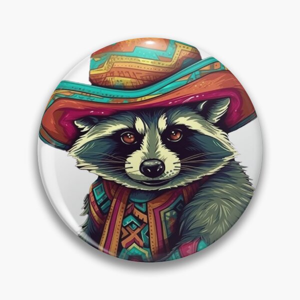 Item preview, Cinco de mayo Raccon designed and sold by EmeraldeaArt.