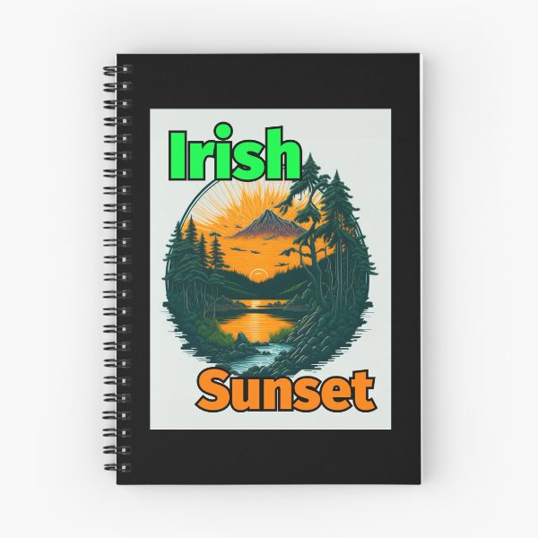 Item preview, Irish Sunset Lake Trees designed and sold by IrishPOD.