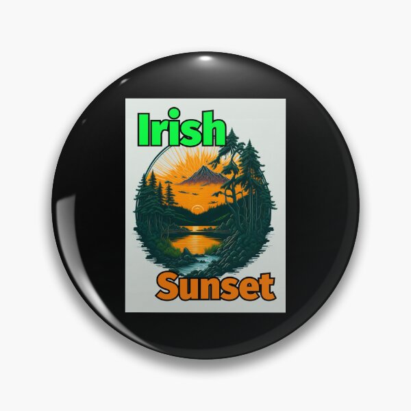 Item preview, Irish Sunset Lake Trees designed and sold by IrishPOD.