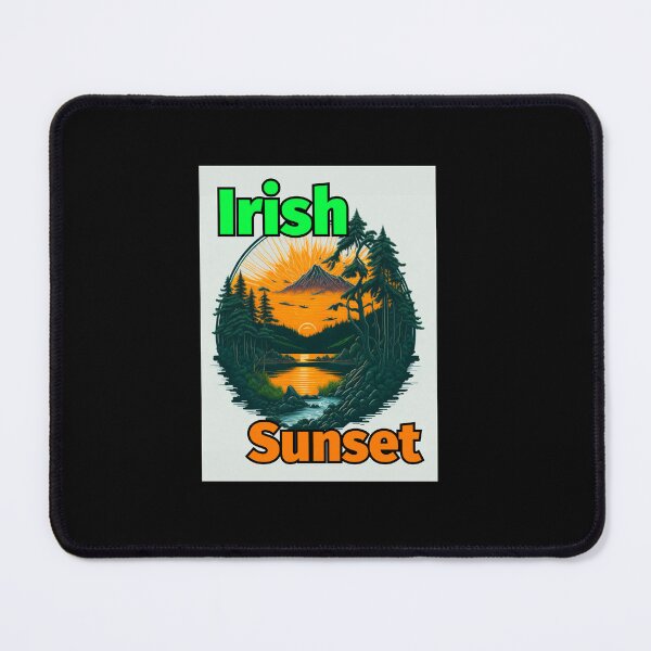 Item preview, Irish Sunset Lake Trees designed and sold by IrishPOD.