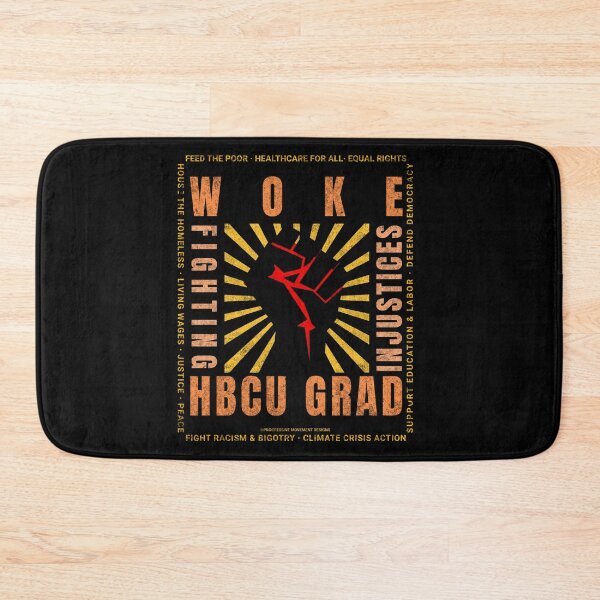 Artikelvorschau, PMD00837 Progressive Movement Designs HBCU Grad Graduates Pride Fist Protestdesign zeigt, dass Sie historisch afroamerikanische Colleges und Universitäten und progressive politische Ziele für demokratische Studenten unterstützen entworfen und verkauft von ProgressiveLeft.