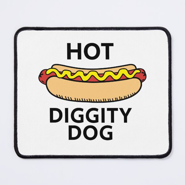 Item preview, Hot Diggity Dog Lover Funny Hot Dog Enthusiast  designed and sold by The Junto Shop.