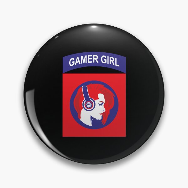 Item preview, Gamer Girl Logo Head Design designed and sold by baggss.