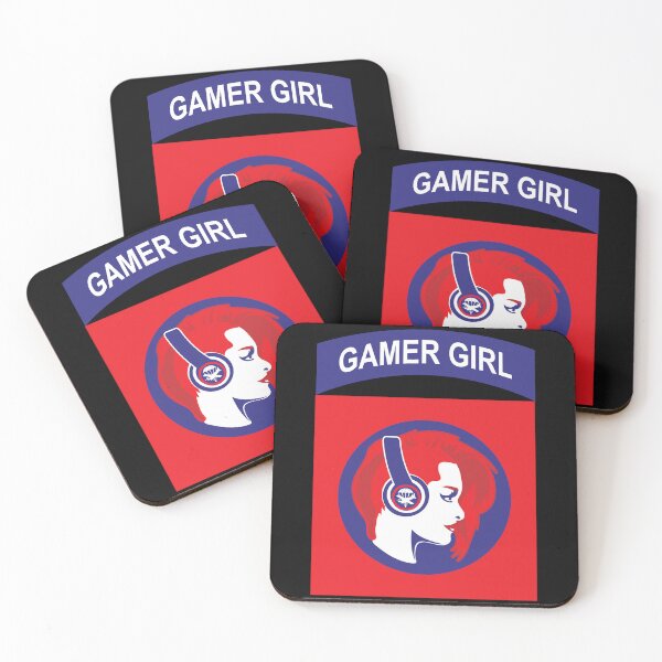 Item preview, Gamer Girl Logo Head Design designed and sold by baggss.