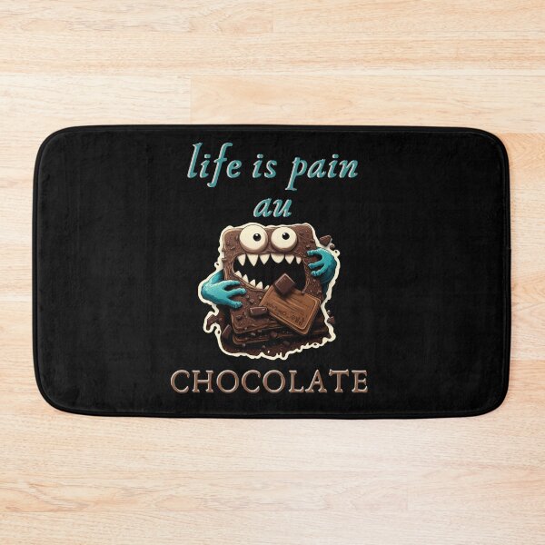 Item preview, Life Is Pain Au Chocolat designed and sold by DiamondPixel.
