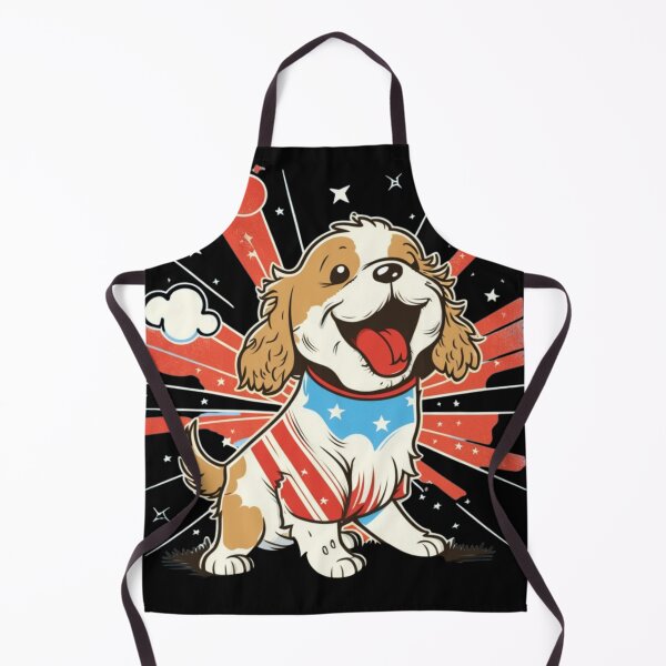 Item preview, US flag and dog designed and sold by Zaolta.