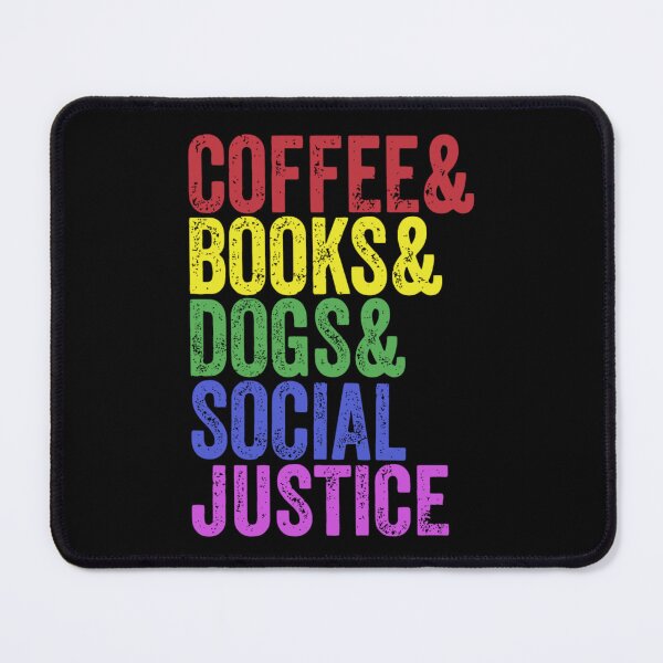 Item preview, coffee and books and dogs and social justice designed and sold by comane.