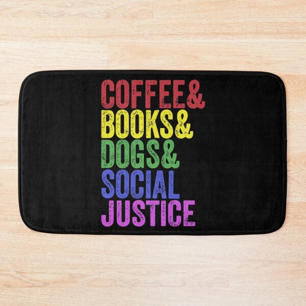 Item preview, coffee and books and dogs and social justice designed and sold by comane.