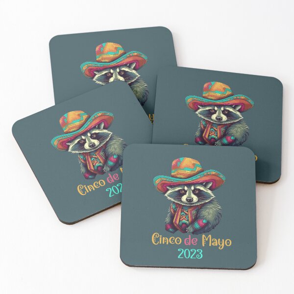 Item preview, Cinco de mayo Raccon 2023 designed and sold by EmeraldeaArt.