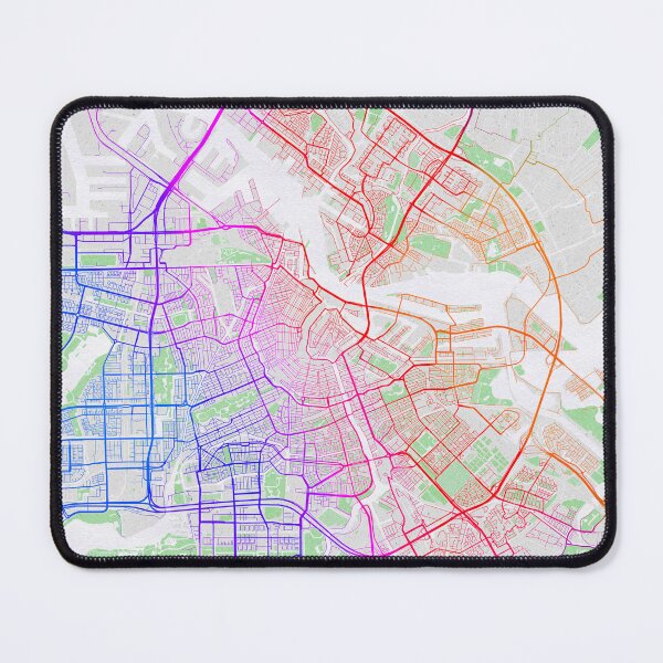 Item preview, Amsterdam City Map of Netherlands - Colorful designed and sold by deMAP.