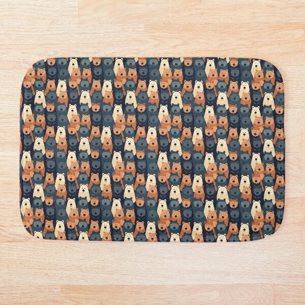 Item preview, Happy Bears Pattern designed and sold by AbstractAttire.
