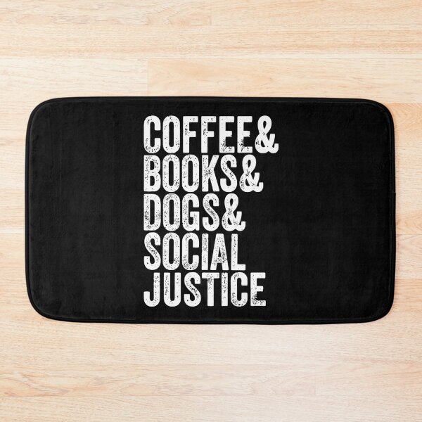 Item preview, coffee and books and dogs and social justice designed and sold by comane.