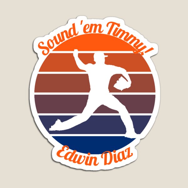 Sound The Trumpets - Edwin Diaz - NYM Sticker for Sale by brindled