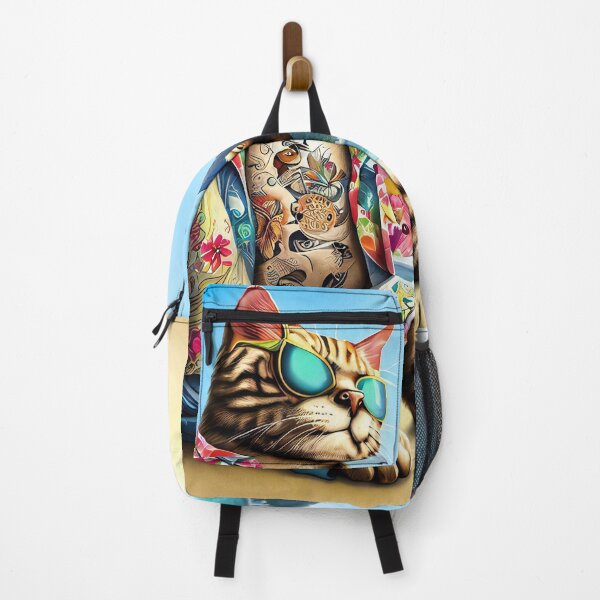 Item preview, Beach Bum Cat at summer designed and sold by Lucas Gomes.