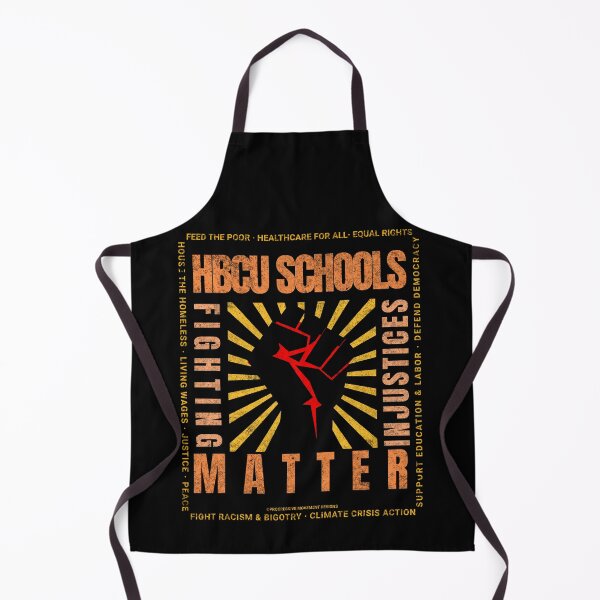Item preview, PMD00840 Progressive Movement Designs HBCU Schools Matter Pride Fist design shows you support Historically Black Colleges and Universities and progressive policy goals for Democrats students designed and sold by ProgressiveLeft.