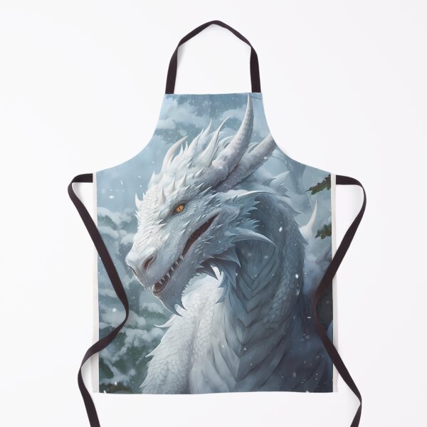 Item preview, White Ice Dragon designed and sold by ColorFlowArt.