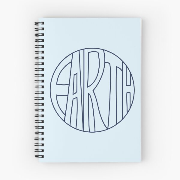 Item preview, Blue outlined "Earth" designed and sold by 3RingsSaturn.