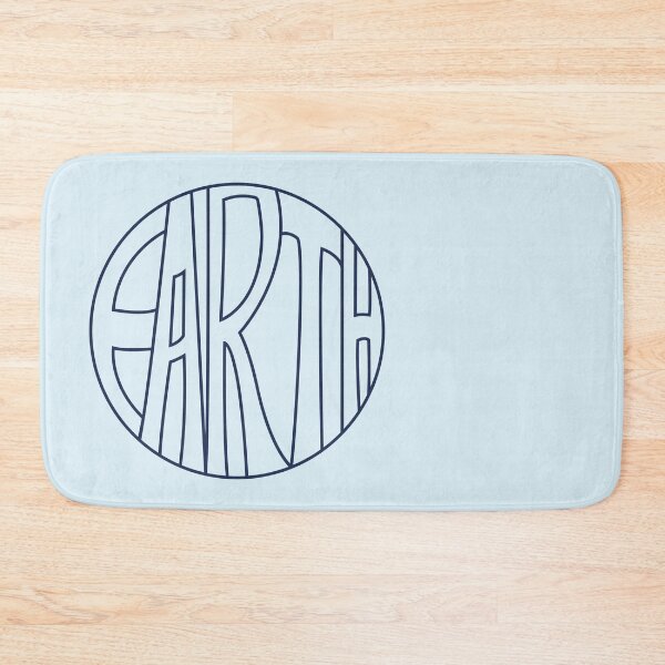 Item preview, Blue outlined "Earth" designed and sold by 3RingsSaturn.