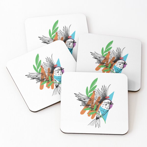 Item preview, Abstract Bird With Stylized Feathers: Minimalist & Modern Art designed and sold by Illustory.