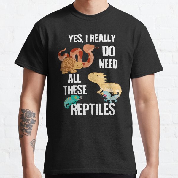Vista previa del artículo con la obra «Necesito todos estos reptiles», diseñado y vendido por Clara Hollins.