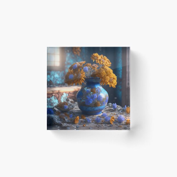 Item preview, Flowers In Vase Digital Art designed and sold by ArtsyWishesShop.