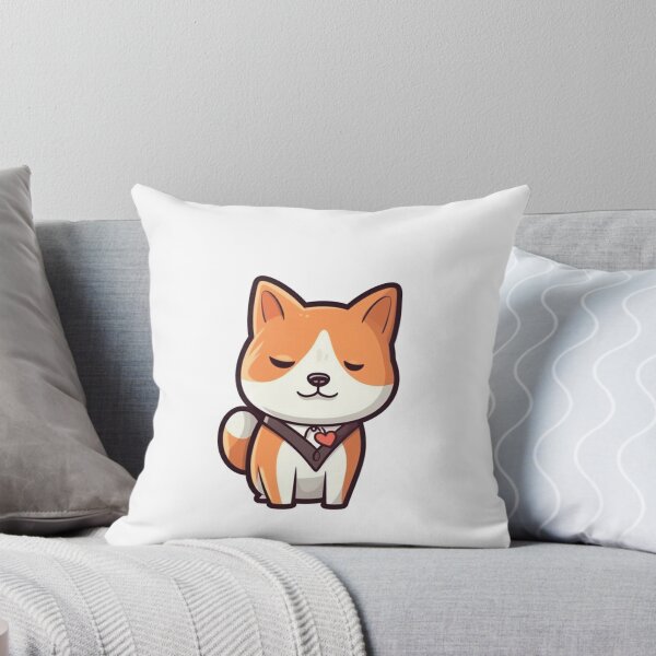 Item preview, Cute dog shiba sticker designed and sold by printsandpixels.