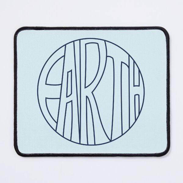 Item preview, Blue outlined "Earth" designed and sold by 3RingsSaturn.