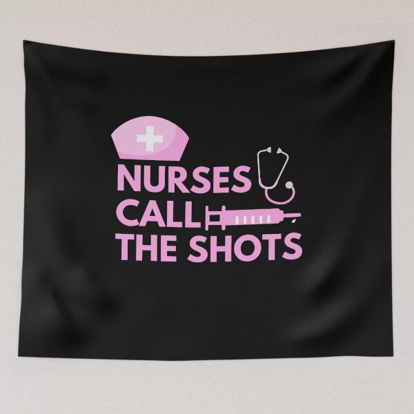 Item preview, Nurses Call the Shots, Cute Nursing Squad Student School Gifts designed and sold by PrintOfi.