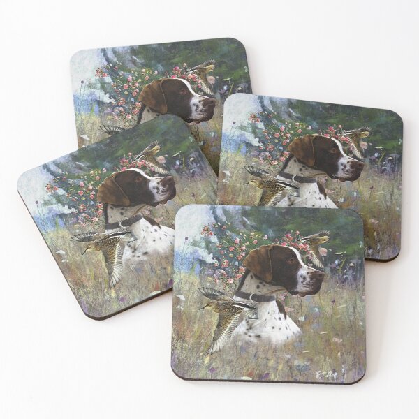 Item preview, The beautiful pointer in the field  designed and sold by TammyHunterArt.