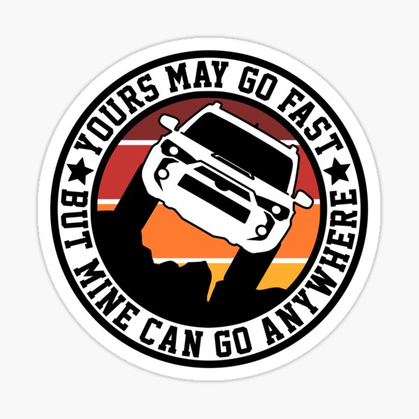 Item preview, Heritage Toyota 4Runner Yours May Go Fast But Mine Can Go Anywhere  designed and sold by FlatSixGraphics.