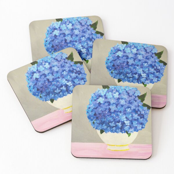 Item preview, acrylic hydrangea painting designed and sold by Fiveladiesart.