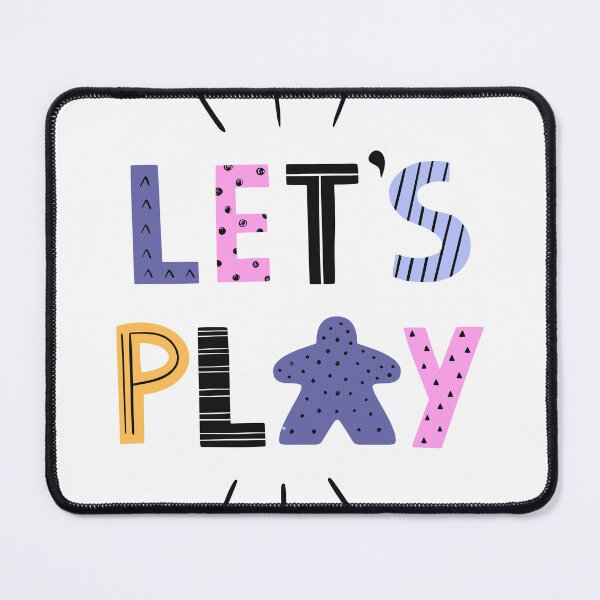 Item preview, Let's Play - Meeple Board Game Gift designed and sold by BeamGeeks.