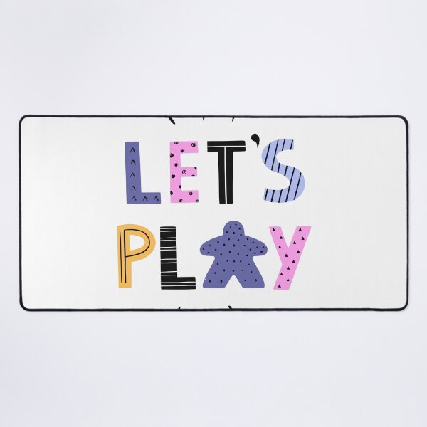 Item preview, Let's Play - Meeple Board Game Gift designed and sold by BeamGeeks.