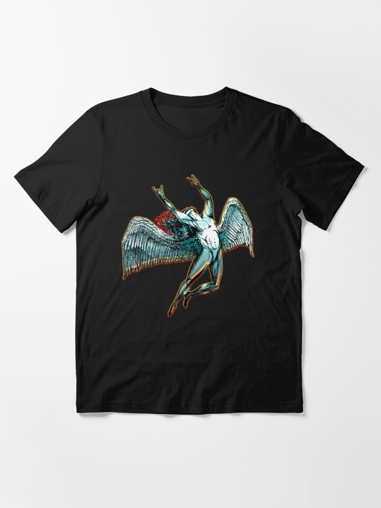 Alternate view of ICARUS THROWS THE HORNS - dark shadows *awesome UNLISTED designs in my portfolio* Essential T-Shirt