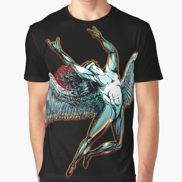 Aperçu de l'œuvre ICARUS LANCE LES CORNES - ombres sombres * superbes designs NON RÉPERTORIÉS dans mon portfolio * créée et vendue par sleepingmurder.