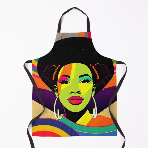 Artikelvorschau, Schwarze Frau Afro-zentrisches modernes farbenfrohes Design entworfen und verkauft von Cocoa Junction.