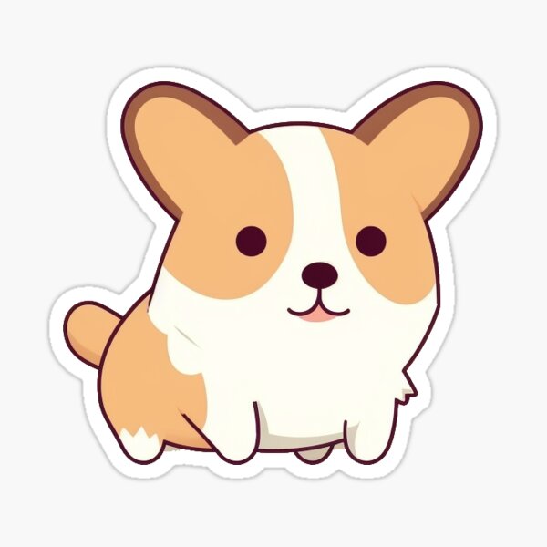 Item preview, Kawaii Cute Corgi designed and sold by Cubicdesign.