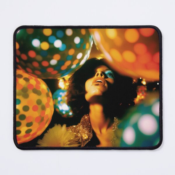 Item preview, Vintage disco girl designed and sold by Yamy Morrell Art and Design.