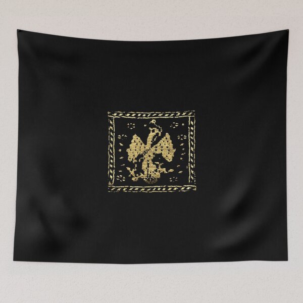 Item preview, Handwoven Aguila de Mexico - on black designed and sold by boltjesdesign.