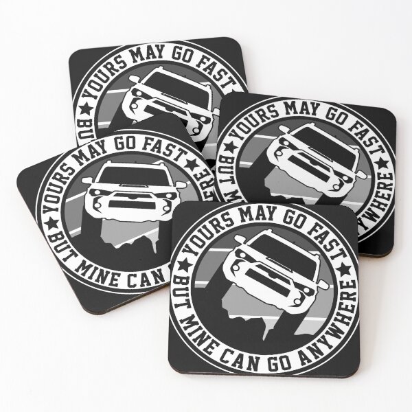 Item preview, Heritage Greys Toyota 4Runner Yours May Go Fast But Mine Can Go Anywhere  designed and sold by FlatSixGraphics.