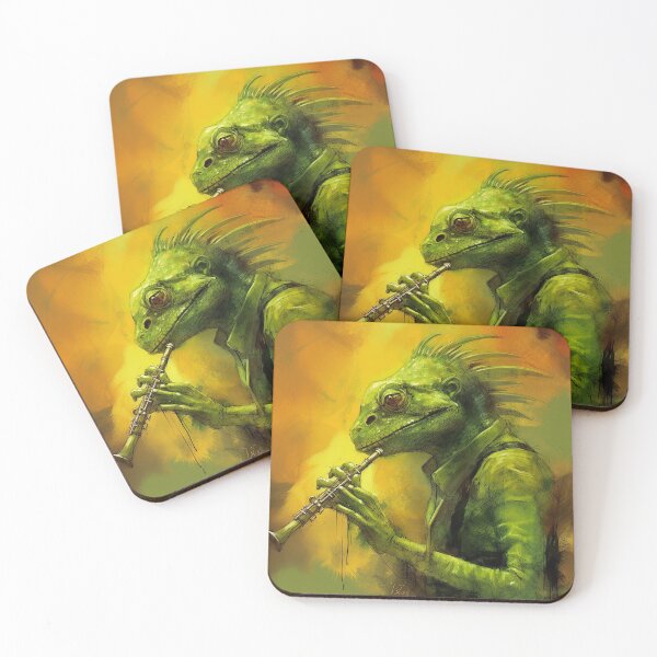 Item preview, JAZZ TRUMPETIST IGUANA designed and sold by gastonfoton.