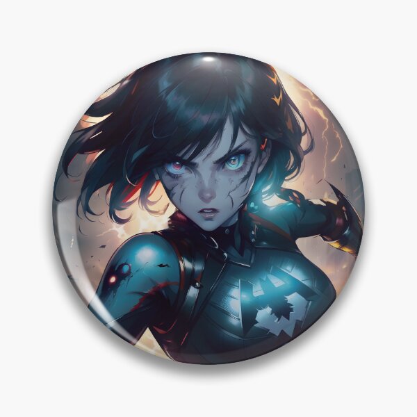 Item preview, Female Superhero in Action designed and sold by ByteyCreatives.