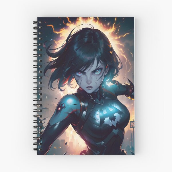 Item preview, Female Superhero in Action designed and sold by ByteyCreatives.
